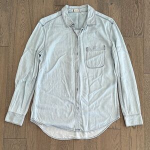 Sunday Best Light Blue Casual Button Down Shirt